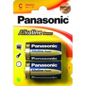Батарея Panasonic ALKALINE POWER C BLI 2 (LR14REB / 2BP)