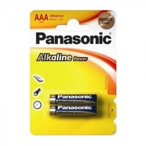 Батарея Panasonic ALKALINE POWER AАA BLI 2 (LR03REB/2BP)