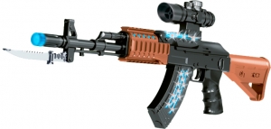Автомат світлозвуковою ZIPP Toys AK47 чорний (827B)
